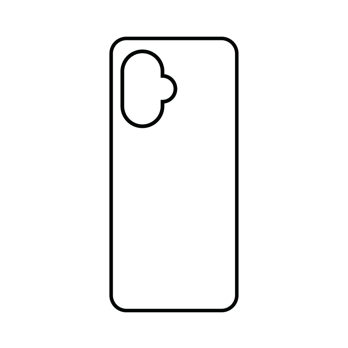 Coque-sublimation.fr Coque Sublimable One Plus Nord CE 3 Lite 5G / Noir Coque Sublimation One Plus Coque Sublimation pour One Plus