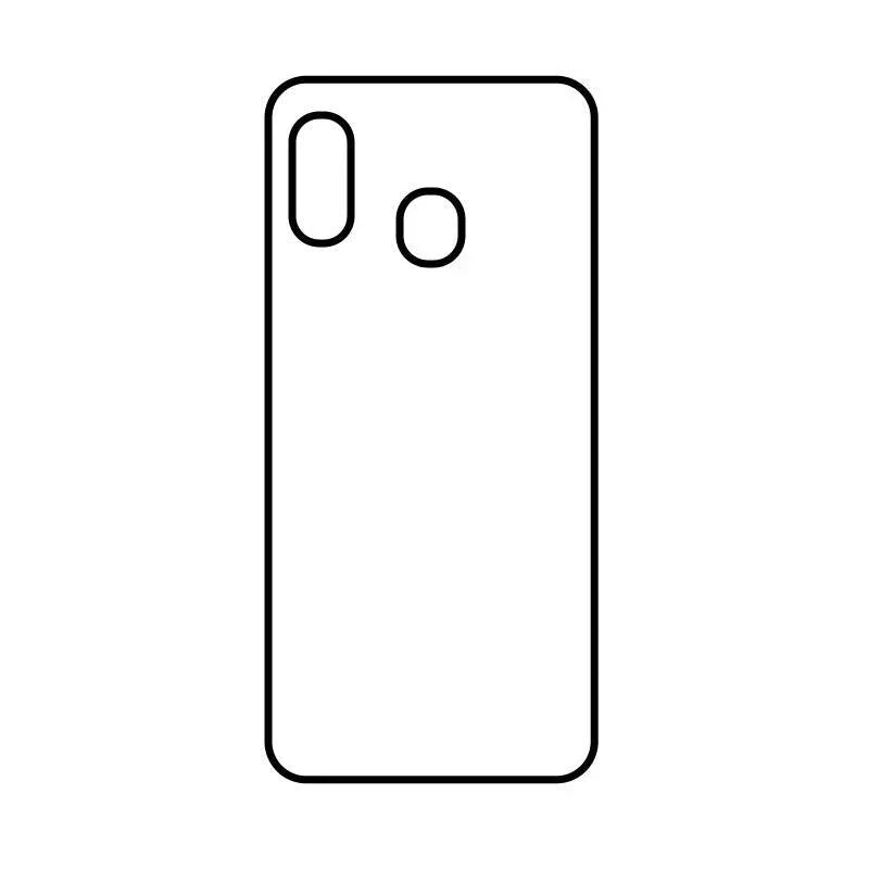 Coque-sublimation.fr Coque Sublimable Samsung Galaxy A30 Coque Sublimation Samsung Galaxy A - Contour noir Coque Sublimation Samsung Galaxy A - Contour noir