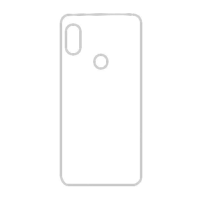 Coque-sublimation.fr Coque Sublimable Xiaomi Redmi Note 6 Pro Coque Sublimation Xiaomi Redmi Note - Contour transparent Coque Sublimation Xiaomi Redmi Note - Contour transparent