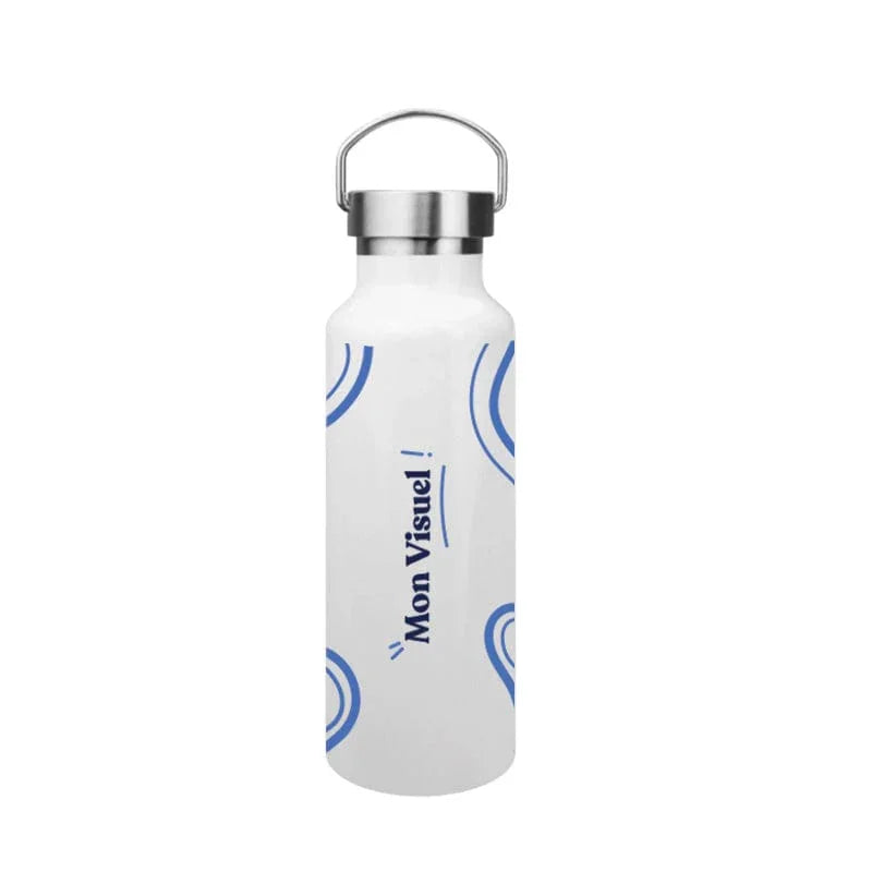 Coque sublimation Gourde Gourde blanche sublimable avec poignée Gourde blanche sublimable avec poignée