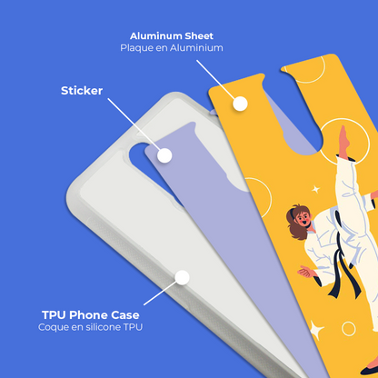 Vidéo qui présente une coque 2D TPU